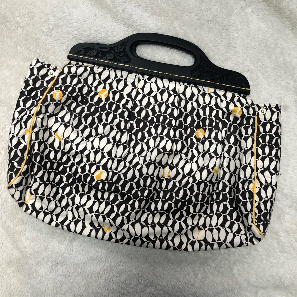 Women’s bag wooden designed handles